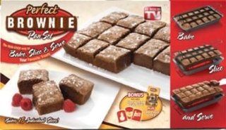 As Seen on TV Perfect Brownie Pan Set (2 Pack) Kitchen & Dining