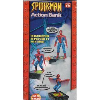 Marvel Spider Man Action Bank Limited Edition (As Seen on TV) 11 1/2" Tall (2002) Toys & Games