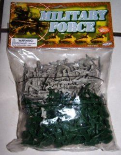90 PLASTIC TOY SOLDIERS GREEN & GREY ARMY MEN MILITARY TOYS   SOLDIERS DESIGN ASSORTED  SENT AT RANDOM Toys & Games