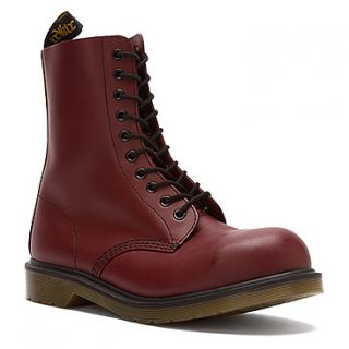 Dr Martens 1919 10 Eye ST Cap Boot  Women's   Cherry Red Smooth