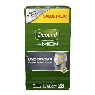 Depend Underwear for Men Maximum Absorbency, Large/X Large, 28 Count, Packaging May Vary Health & Personal Care