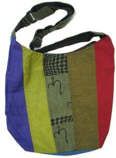 Handmade Bohemian Gypsy Vintage Cotton Shoulder Crossbody Bag   Multi Color as seen 