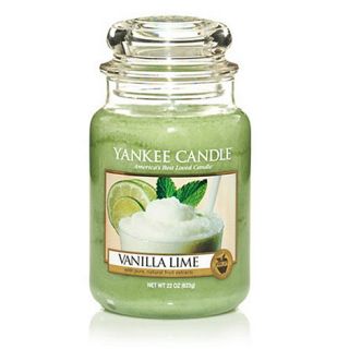 Yankee Candle Large vanilla lime housewarmer candle