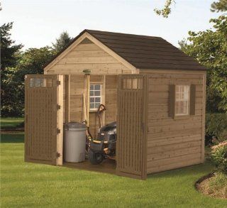 Hybrid Wood and Highly Durable Resin Storage Shed Building Kit