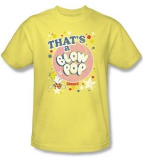 Tootsie Roll T Shirts   That's A Blow Pop Adult Banana Tee Clothing
