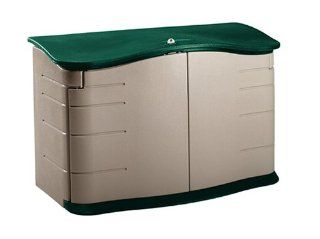 Rubbermaid 4'7 by 36 by 28 Inch Storage Shed #3748   Outdoor Garbage Can Enclosures