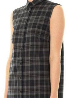 Check print sleeveless shirt dress  Anne Vest  IO