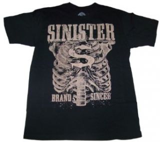 Sinister 'BRAND SINCE 98' Mens T Shirt   Black at  Mens Clothing store