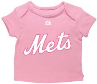 MLB New York Mets David Wright #5 Newborn Girls Player Name And Number Envelope Tee By Majestic (MILKSHAKE PINK, 0 3)  Infant And Toddler Sports Fan Apparel  Sports & Outdoors