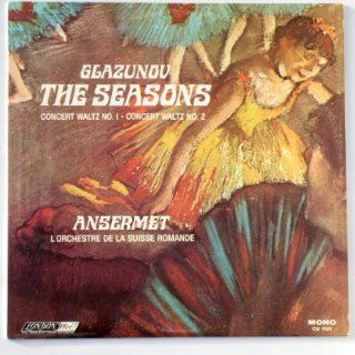 GLAZUNOV THE SEASONS ANSERMET ORCH DE LA SUISSE ROMANDE CDs & Vinyl