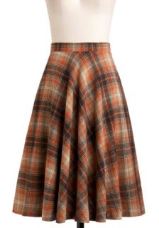Simple Math Skirt in Orange  Mod Retro Vintage Skirts
