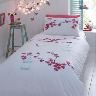 Butterfly Home by Matthew Williamson White bird cage bed set