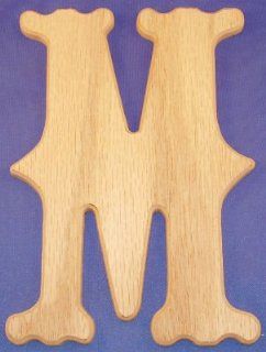 Western Letter Number   6 Inch Wood Letter M   House Numbers  