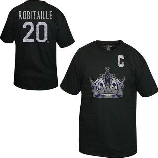Old Time Hockey Los Angeles Kings Luc Robitaille Alumni Player Name & Number T shirt   Los Angeles Kings Medium  Sports Fan Apparel  Sports & Outdoors