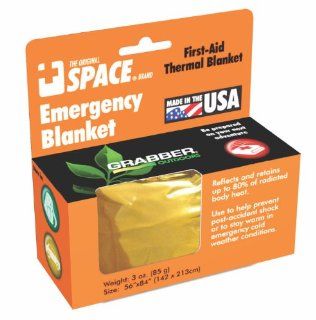 Grabber Space Emergency Blanket  Tactical And Duty Equipment  Sports & Outdoors