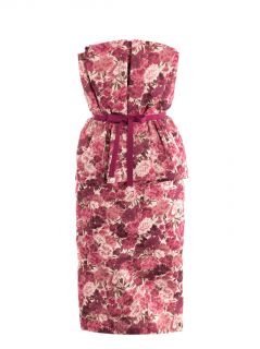 Carnation print bustier dress  Giambattista Valli Couture  M