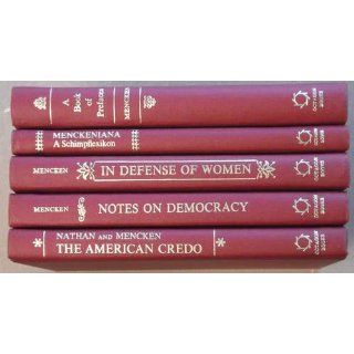 Notes on Democracy H. L. Mencken 9780374955731 Books