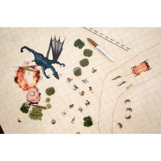 Chessex Role Playing Play Mat MEGAMAT Double Sided Reversible Mat for RPGs and Miniature Figure Games   34 1/2in x 48in Toys & Games