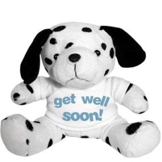 Get Well Soon Dog Small Plush Dalmatian Dog Toys & Games
