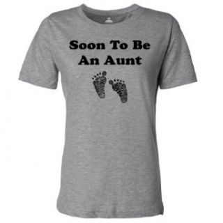 So Relative Soon To Be An Aunt (Baby Footprints) Women's T Shirt Clothing