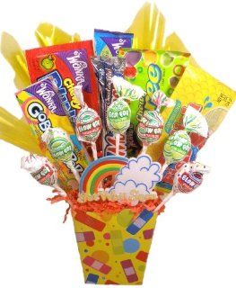 Delight Expressions™ "Get Well Soon" Candy and Chocolate Gift Box (Small)   Candy Bouquet  Gourmet Candy Gifts  Grocery & Gourmet Food