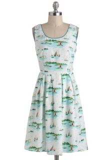 Floats Your Sailboat Dress  Mod Retro Vintage Dresses