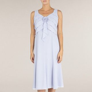 Jacques Vert Lilac Chiffon Layer Corsage Dress