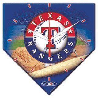Texas Rangers MLB High Definition Clock by Wincraft  Wall Clocks  Sports & Outdoors