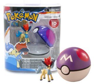 Pokemon Clip 'n' Carry Pokeball   Keldeo mit Master Ball [UK Import] Spielzeug