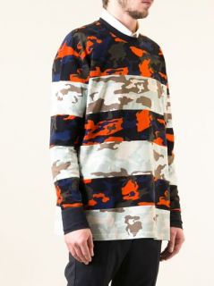 Givenchy Striped Camouflage Print Top   Smets