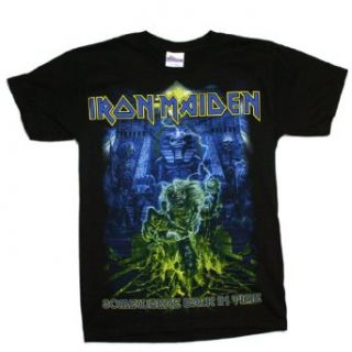 Iron Maiden   Somewhere Back In Time Mummy T Shirt Music Fan T Shirts Clothing