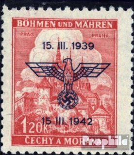 Bhmen und Mhren 83 postfrisch 1942 Protektorat (Briefmarken fr Sammler) Bürobedarf & Schreibwaren