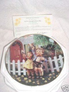 The Danbury Mint M I Hummel Little Companions Series "Come Back Soon" Collector Plate  Commemorative Plates  