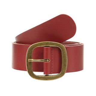 Mantaray Bright red leather belt