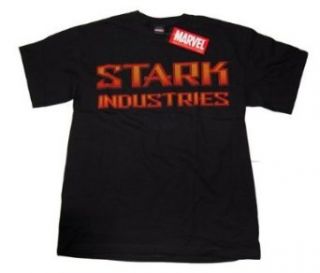 Officially Licensed Marvel Iron Man Stark Industries T Shirt Clothing