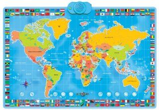 Elektronische Weltkarte 1000 Fakten und Fragen zu den Lndern der Welt NEU Spielzeug