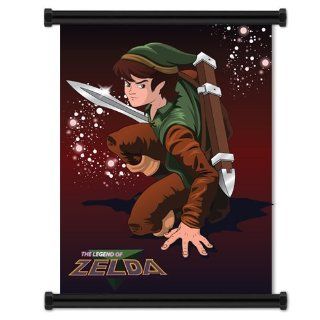 The Legend of Zelda Link Fabric Wall Scroll Poster (32 x 42 inches) Video Games