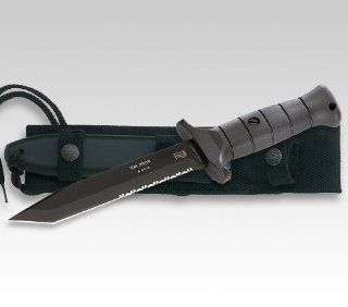 Eickhorn Kampfmesser KM 2000, Stahl 440 A, GFK Polyamid,, Kunststoff/Nylon Scheide Küche & Haushalt
