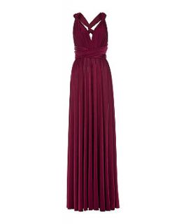 Dark Red 15 in 1 Maxi Prom Dress