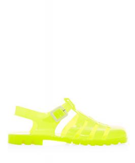 Yellow Chunky Jelly Sandals