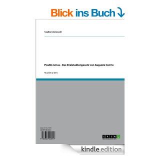 Positivismus   Das Dreistadiengesetz von Auguste Comte eBook Sophie Grnewald Kindle Shop