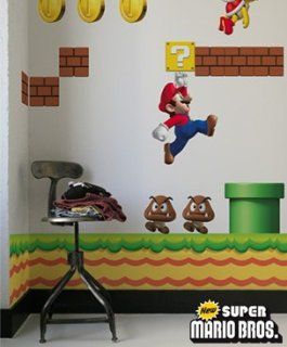 BLIK New Super Mario Bros. Wandgrafiken (wall decals) Auto
