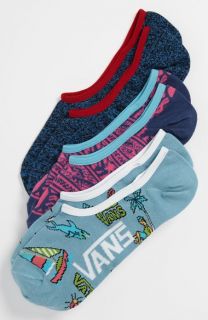 Vans Multiprint No Show Socks (3 Pack) (Men)