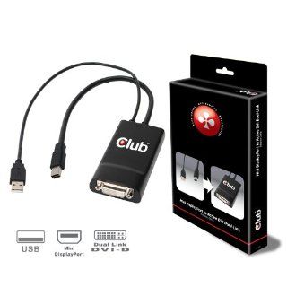 Club3D CAC 1151 Mini DisplayPort auf DVI D Adapter Computer & Zubehr