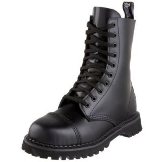 ROCKY 10, Schnr Halbstiefel schwarz Leder mit Stahlkappe , Gre40 (US MEN 8) Schuhe & Handtaschen