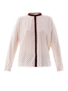 Foulard print silk blouse  Vanessa Bruno Athé  IO