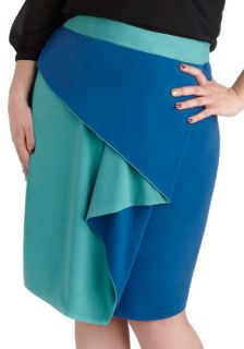 Cascading Waters Skirt in Plus Size  Mod Retro Vintage Skirts