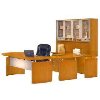 Mayline Napoli Desk Office Suite NT32CRY / NT32GCH / NT32MAH Finish Golden C