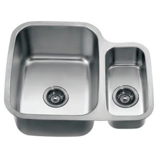 Dawn USA 24.75 x 20.88 Under Mount Double Bowl Kitchen Sink