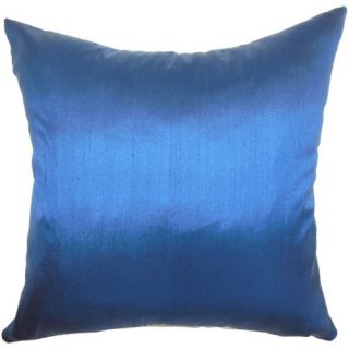 The Pillow Collection Fanceen Plain Pillow   Indigo   Decorative Pillows